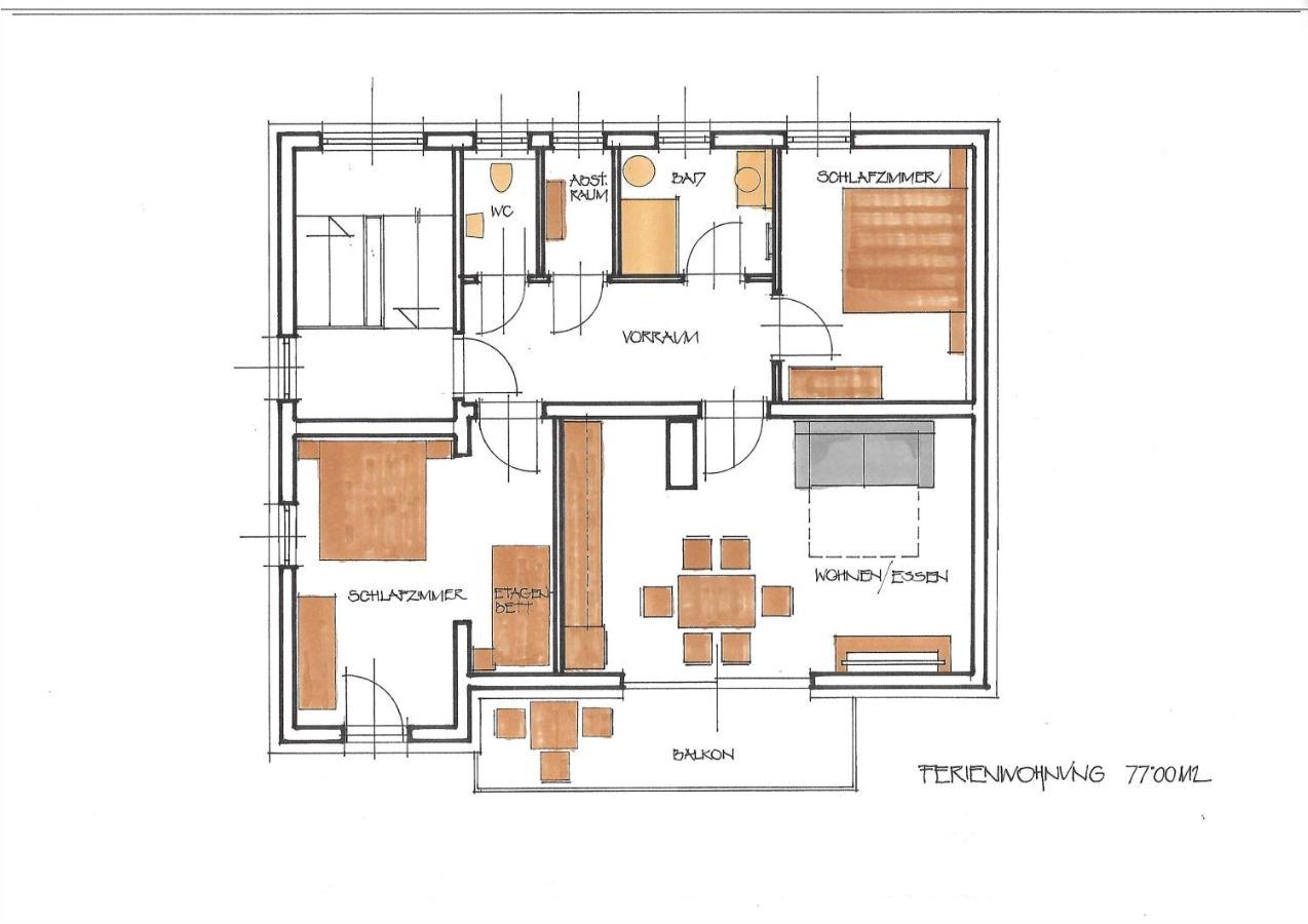 Neukirchen am Großvenediger Appartements Cilli מראה חיצוני תמונה